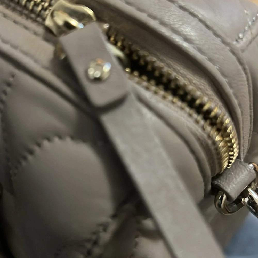 Kate Spade Sedgwick Lane Rose Kensey Beige Quilted‎ Bag